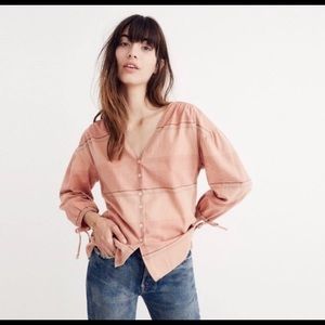 Madewell Plaid Top